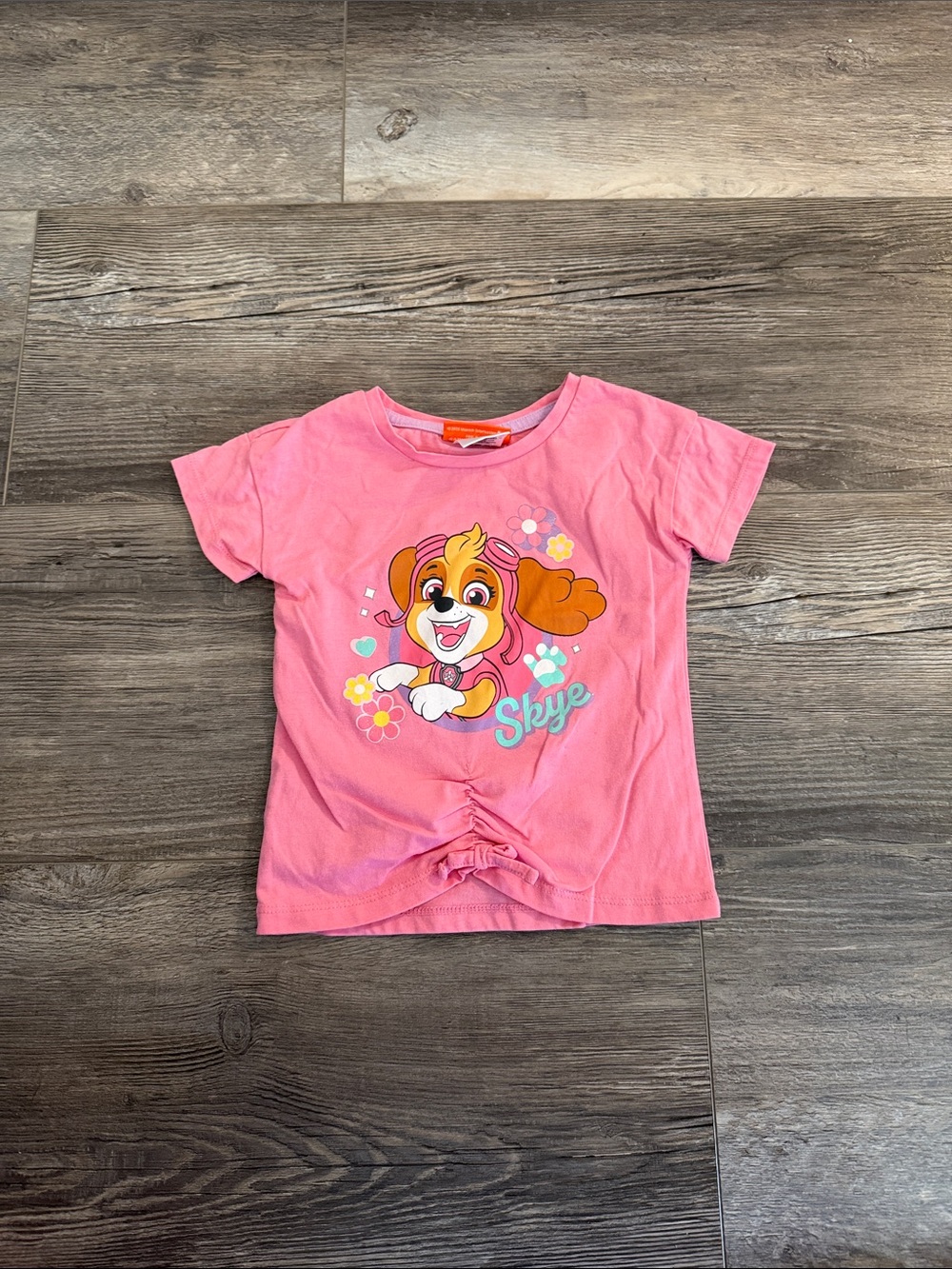 Paw Patrol Skye Pink Front-Knot Tee